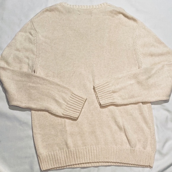 Chaps Knit Pullover V Neck Sweater L - Picture 2 of 3